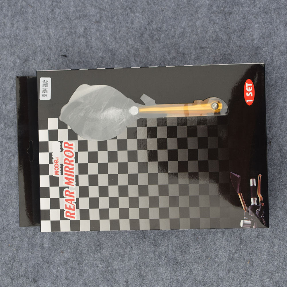 Spion Motor CNC Universal Kaca Biru Hitam | Vario Beat Mio Vixion | Grosir